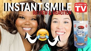 INSTANT SMILE VENEERS  Review amp Reaction [upl. by Corney]