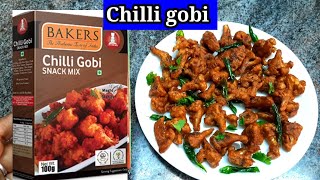 gobi chilli gobi fry bakers chilli gobi snacks recipe chilli gobi cauliflower65 [upl. by Gonzales]