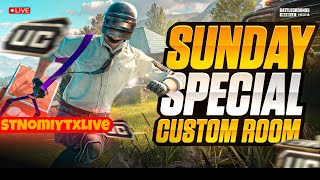 SUNDAY SPECIAL LIVE PUBG MOBILE WOW CUSTOM ROOM 🔥 [upl. by Paschasia942]