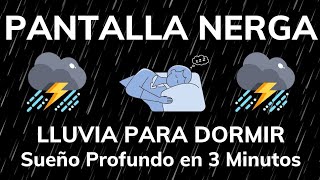 LLUVIA PARA DORMIR PANTALLA NEGRA AndReuAsMr [upl. by Card]