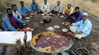 ऊस तोडणाऱ्या गड्यास्नी मळीला झणझणीत चिकनचा रानांतच बेत केला मळीच्या ऊसाला तोड आल्या  Tatyacha Mala [upl. by Beedon]