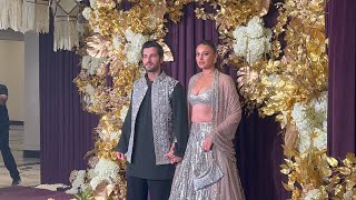 Anushka Ranjan amp Aditya Seal At Manish Malhotra Diwali Party adityaseal manishmalhotra [upl. by Maurreen]