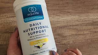 Equilife Daily Nutritional Support AllinOne Vitamins Minerals and Protein Formula Review [upl. by Einnahpets879]