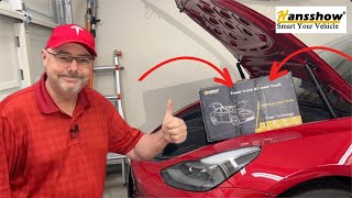 Tesla Model 3Y Hansshow LED Trunk Ambient Lighting Review [upl. by Nanci]