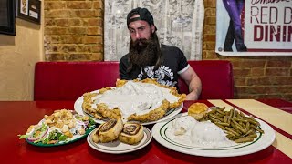 THE BEST FOOD CHALLENGE IVE EVER ATTEMPTED  KENDALLS CHICKEN FRY  OKLAHOMA EP2  BeardMeatsFood [upl. by Buffy168]