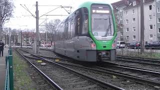 Stadtbahn Hannover Die Haltestelle Wallensteinstraße [upl. by Karlens]