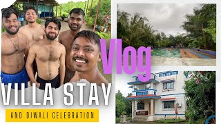 Saphale Stay and Diwali Celebration Vlog staycation villa diwali [upl. by Kele941]