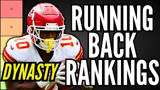 Top 36 RB Rankings Tier List  2024 Dynasty Fantasy Football [upl. by Gambrill589]