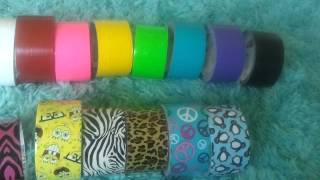 UPDATED Colors and Patterns of duct tape [upl. by Melone]