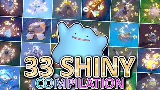 33 SHINY sur POKÉMON ÉCARLATE amp VIOLET   Compilation de Mai [upl. by Braswell]