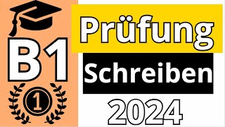 B1 Prüfung gast Schreiben Neu Modell DTZ 2024 [upl. by Saxet]