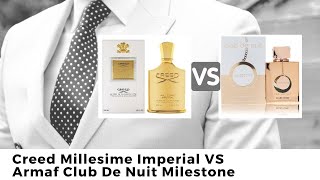 Creed Millesime Imperial VS Armaf Club De Nuit Milestone [upl. by Latia442]