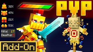 MINECRAFT WEAPON OP  Addon MCPE 121 [upl. by Pylle129]