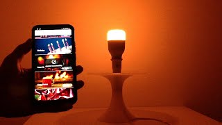 Xiaomi Mi Smart Color LED Bulb Essential  Unboxing amp Testing [upl. by Sacul901]