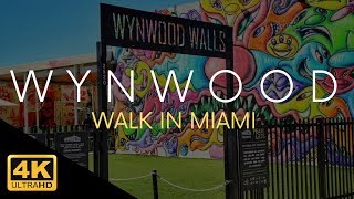 Wynwood Miami Walk 4k Full Tour Video Walls amp Art [upl. by Ameyn]