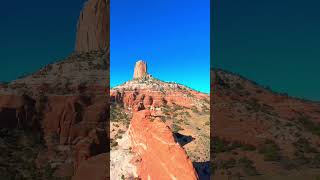 Square Butte Arizona 🏜️🇺🇸 hiking arizona dronevideo [upl. by Truda]