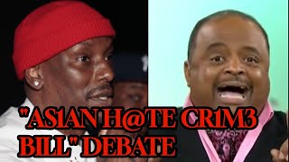 Roland Martin Claps Back Responds to Tyrese Comments to Ben Crump on Asian Hte Crime Bill [upl. by Kaslik239]