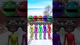 equal dame tu cosita 5 different colors alien dance vs 5 herd of pacman bigfoot amp train driver tom [upl. by Dianuj]