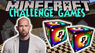 Minecraft ANDREW TATE CHALLENGE GAMES  Lucky Block Mod  Modded MiniGame [upl. by Jolee]