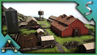 A TOUR OF EVERY OUTPOST THE ULTIMATE WORLD TOUR  Ark RAGNAROK DLC Gameplay S3E100 [upl. by Eerrahs]