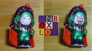 Chinese Opera Face Mask Changing Doll thrift store find haul Bian Lian 變臉 变脸 Unboxalot 415 [upl. by Anasor814]