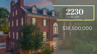 Historic Kalorama mansion of DC socialite hits market for 185M  NBC4 Washington [upl. by Lazes]