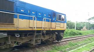 Bangladeshi freight train loaded oil tanker skipping shahjibazar rail way station [upl. by Nalo]