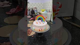 Rainbow Thame cake best degins cake cakedecorating fondant cupcakes instagood [upl. by Anselma]