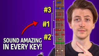 The 3 Connected Guitar Scales I Use Daily  BeginnerIntermediate Lead Guitar Lesson [upl. by Anawqahs]