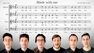 Sing along with The Kings Singers Abide with me [upl. by Yssirhc]