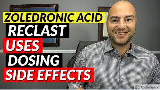 Zoledronic Acid Reclast  Pharmacist Review  Uses Dosing Side Effects [upl. by Marcin623]