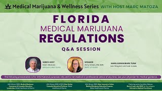 Floridas Medical Marijuana Program QampA Session June 2024 [upl. by Dnalkrik]