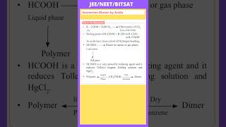 Isomerism Shown by Acids Carboxylic Acids  JEE  NEET [upl. by Ibrab]