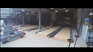 Experience Construction  Duck Pin Bowling Lanes  Pins Mechanical Co [upl. by Adaiha731]