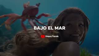 Bajo el mar  La Sirenita 2023  Letra español [upl. by Nylzor]