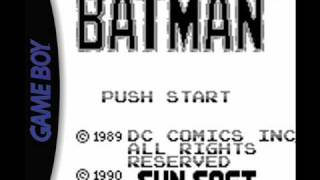 Batman Music Game Boy  Gotham City Stage 1 [upl. by Ylas294]