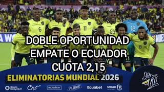 APUESTAS MUNDIAL 2026 ⚽ URUGUAY VS ECUADOR ⚽ [upl. by Nelleyram]