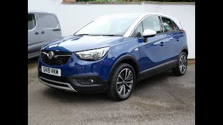 2019 Vauxhall Crossland X 12T 110 Elite Nav Start Stop Auto Virtual Tour  Walkaround  Review [upl. by Eirahs]