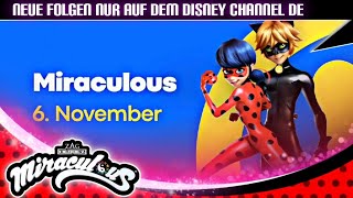 Miraculous  Geschichten von Ladybug  Neue Folgen  ab 6 November nur auf dem Disney Channel 🐞🐾✨️ [upl. by Elodia769]