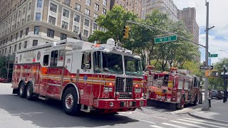 FDNY Vehicles with Sirens and Horns Compilation 2  Summer 2023 Edition [upl. by Alamap]