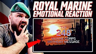 British Marine Reacts to The 248th Marine Corps Birthday Message [upl. by Attennhoj]