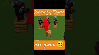 Minecraft pillagers are good 😊 minecraft gaming minecraftpe pillager [upl. by Aloivaf]