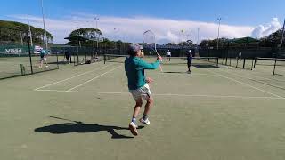 MENS DOUBLES  DIV 2  Peter amp John v Stephen amp Rocky [upl. by Eilesor]