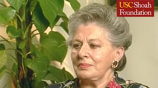 Holocaust Survivor Helen Colin Full Testimony  USC Shoah Foundation [upl. by Siegfried]