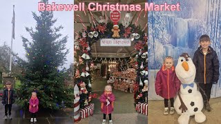 Bakewell Christmas market  ITS CHRISTMAS [upl. by Neillij]