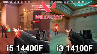 Valorant  i5 14400F VS i3 14100F  RTX 4060 Ti  1080p  1440p  February 2024 [upl. by Dalt]