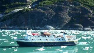 Alaskan Cruise Videos  Tracy Arm Fjord  National Geographic Ship Sea BirdMOV [upl. by Aerb309]