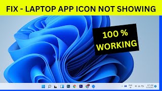 Fix  Downloaded app not showing on home screen in laptop  laptop me app show nahi ho raha hai [upl. by Hughmanick672]