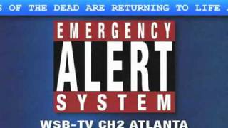 Zombie Emergency Broadcast Alert System Warning [upl. by Annoyek]