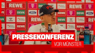 Pressekonferenz vor Münster  1 FC Köln [upl. by Downing]